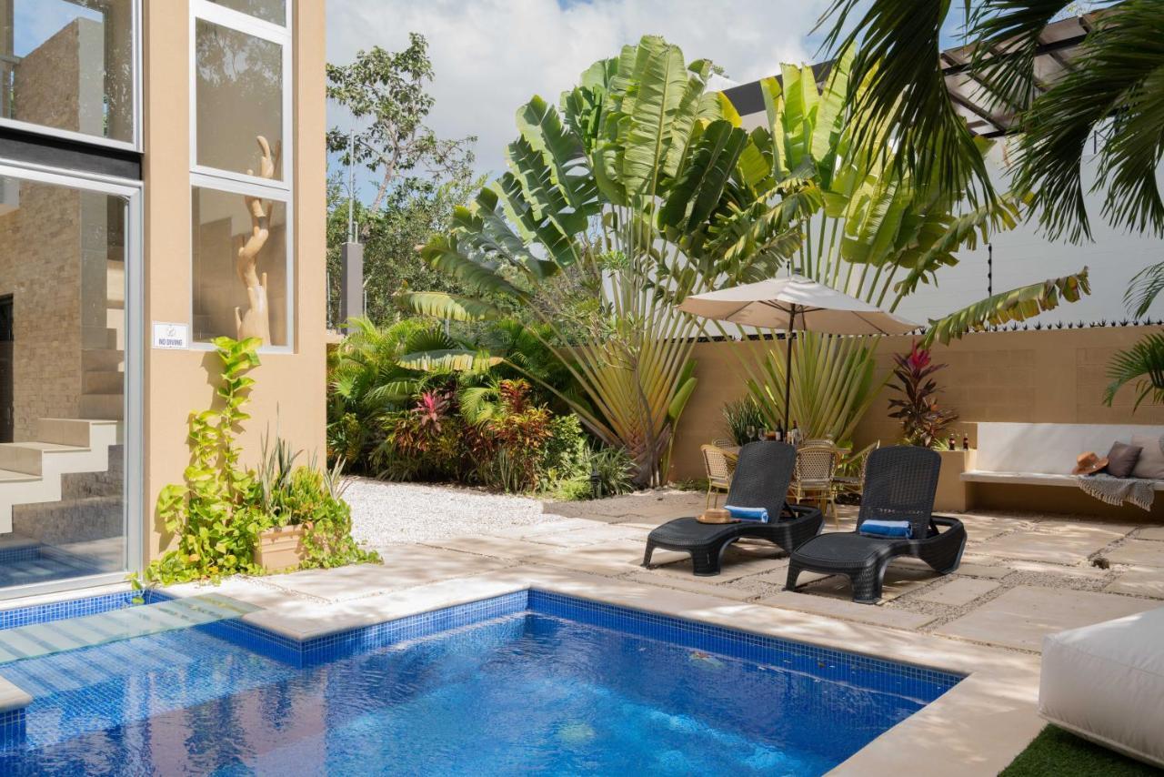 Tulum Private Modern Villa-Pool Beds-Ac-Internet-Parking-Grill Exterior photo